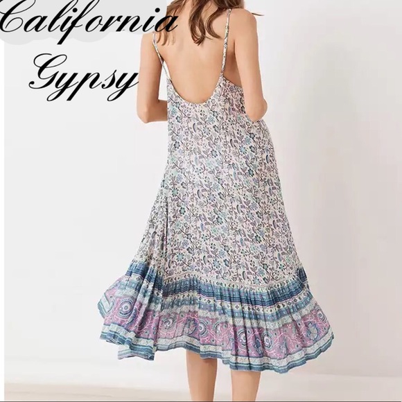 RESTOCKING🎉Western Chic Boho Floral Sun Dress - Picture 10 of 12